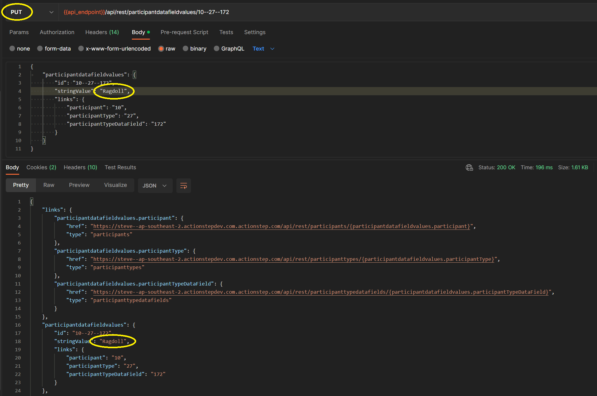 Working with Participant Data Fields